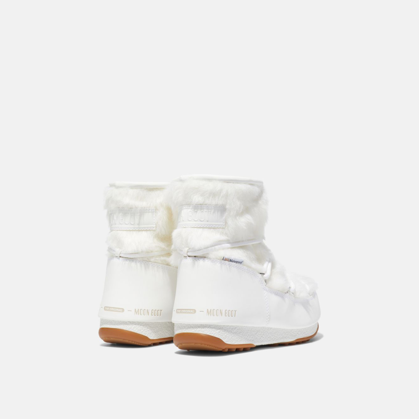 Moon Boot® Protecht Low Monaco Vinterstøvler Dame Hvite NO-738162